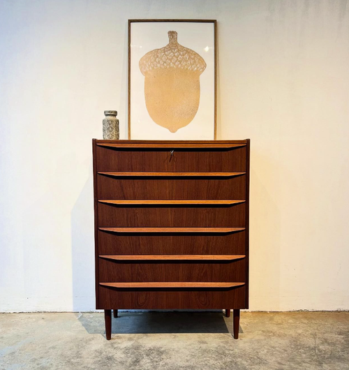 SOLD - Danish Tallboy in Teak