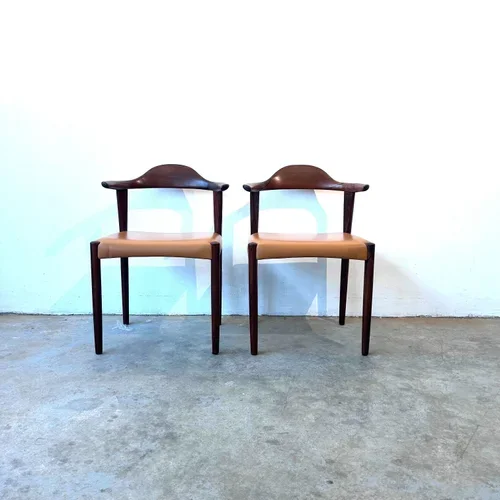SOLD - Jacob Hermann Bull-Horn Chairs