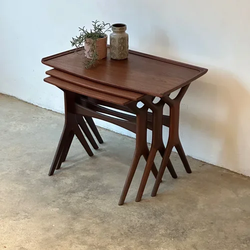 SOLD - Johannes Andersen Nest of Tables 