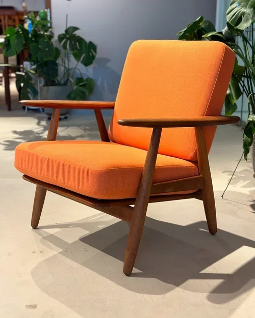 SOLD - Hans J Wegner GE-240 “Cigar” Easy Chair