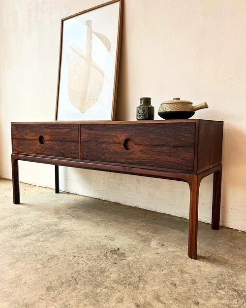 SOLD - Kai Kristiansen Model 394 Low Chest of Drawers