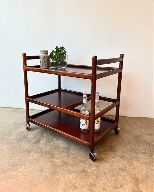 SOLD - Danish Serving Trolley by Johannes Andersen