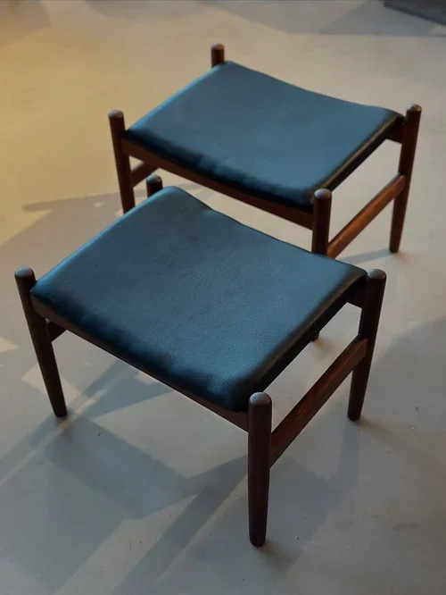 SOLD - Pair of Danish Ottoman