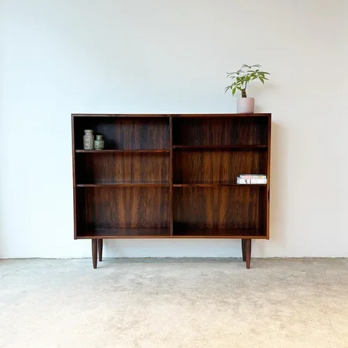 SOLD - Danish Bookcase in Brazilian Rosewood