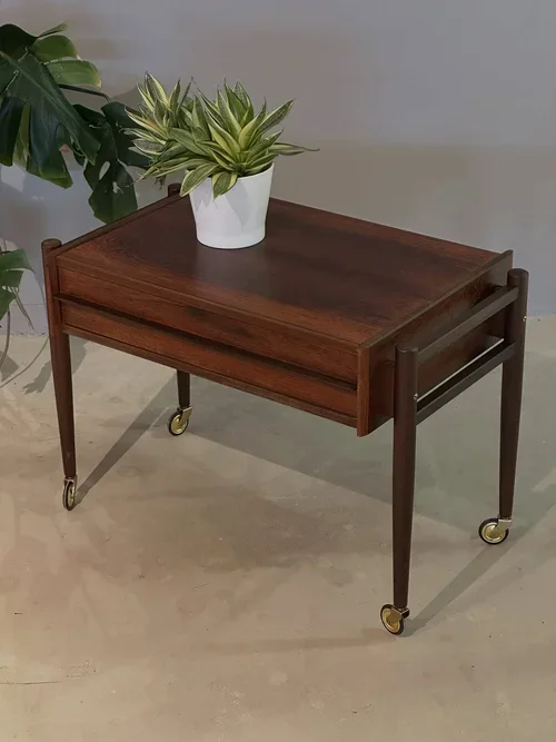 SOLD - Danish Sewing Cart