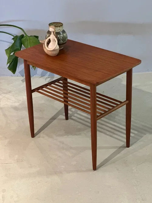 SOLD - Danish Two-Tier Side Table