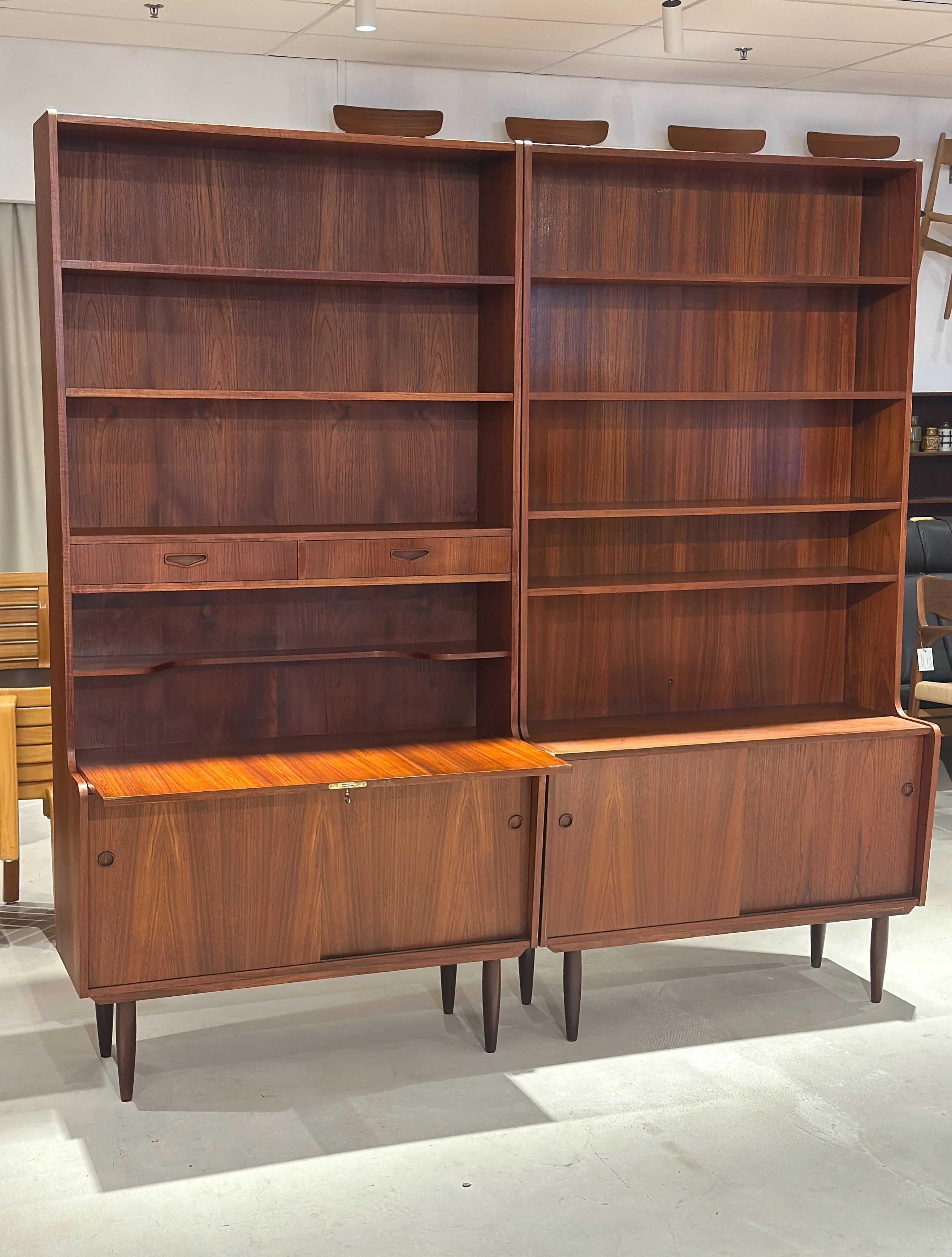 SOLD - Danish Bookcases