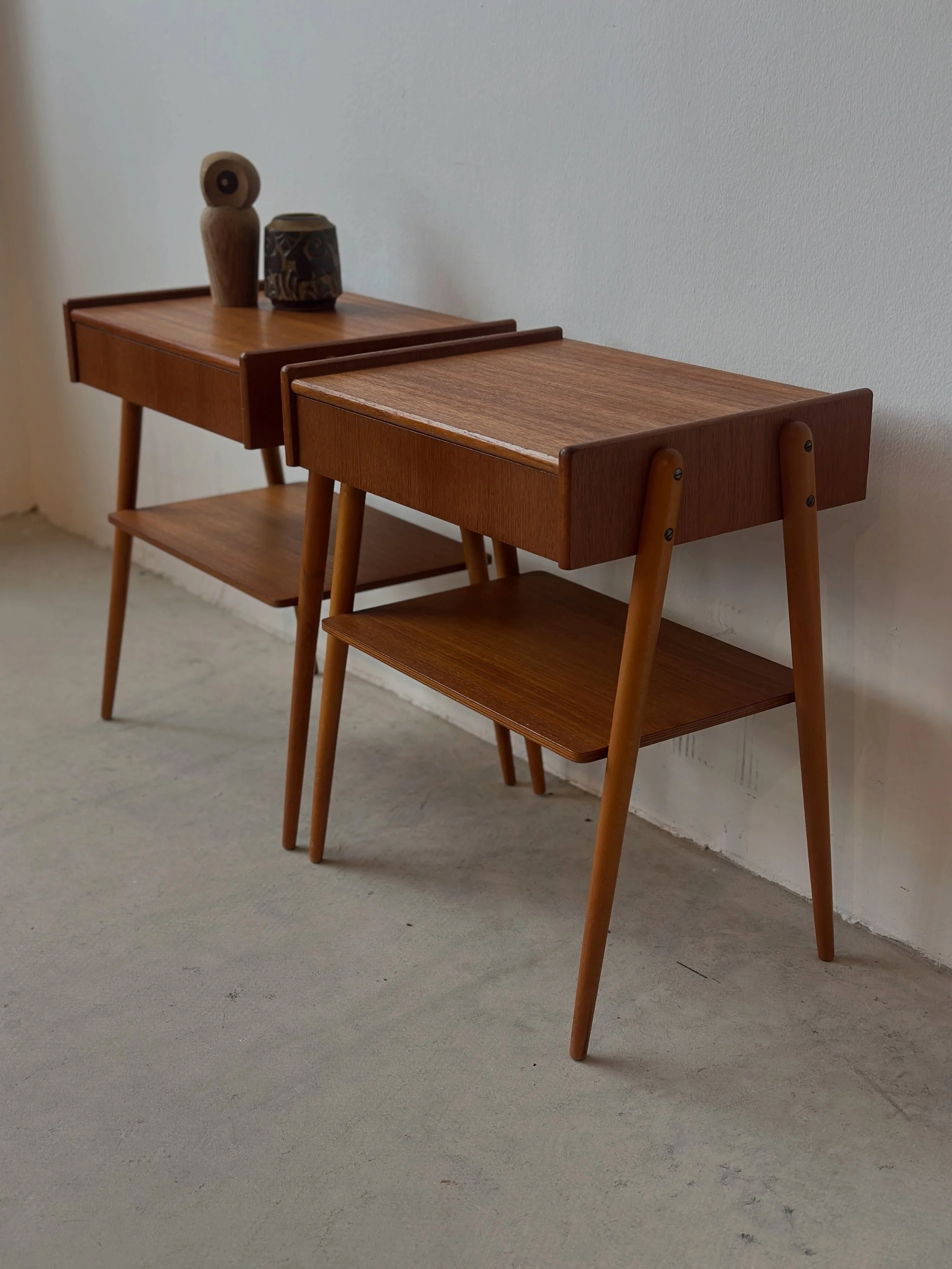 Pair of Swedish Bedside Tables