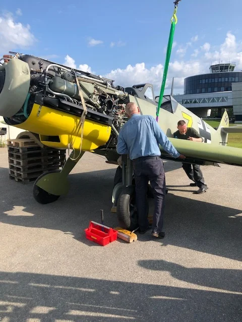 Assembling the wings was a huge step forward for the museums restoration object