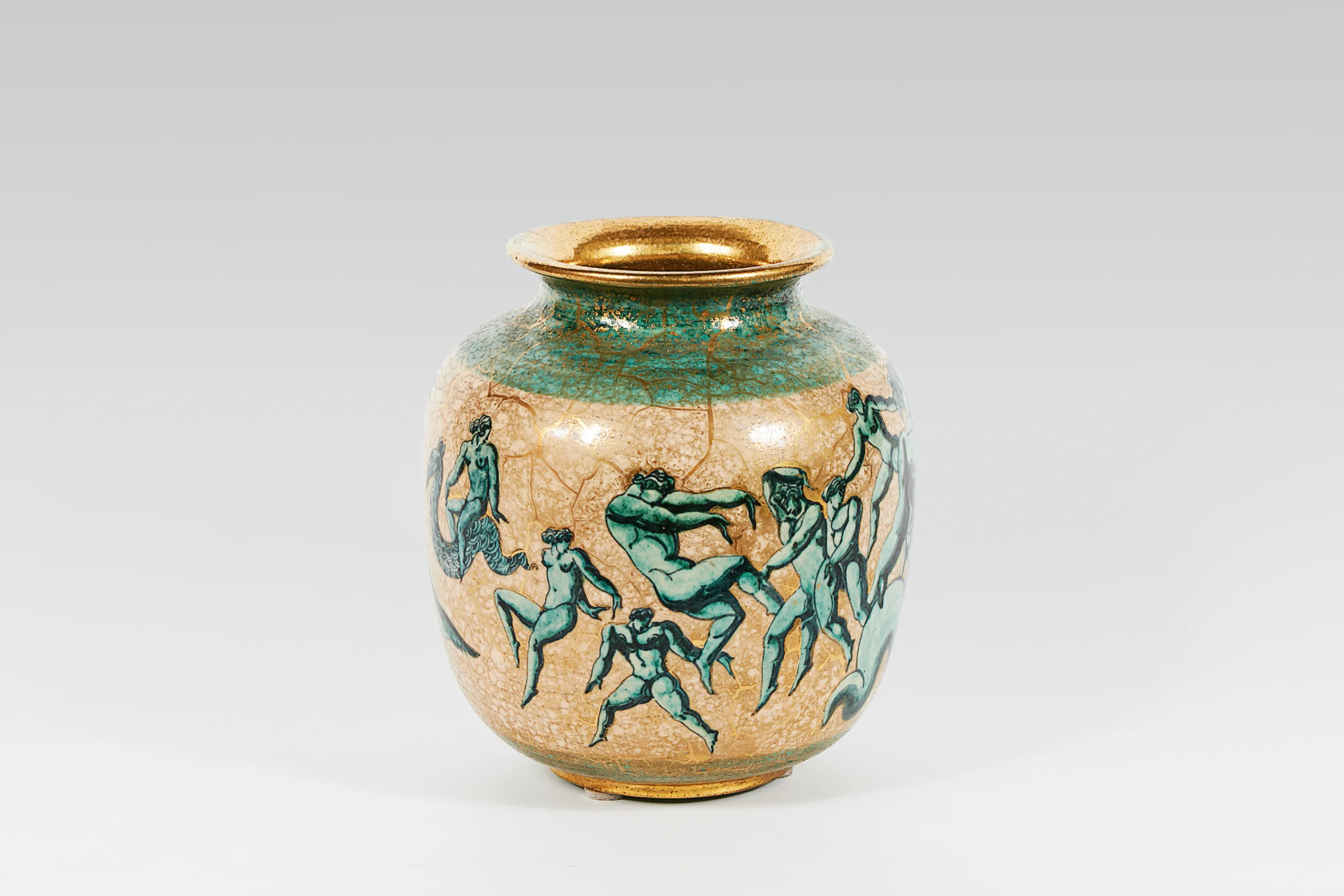 French 1940's  Ceramic Vase designed by Mayodon