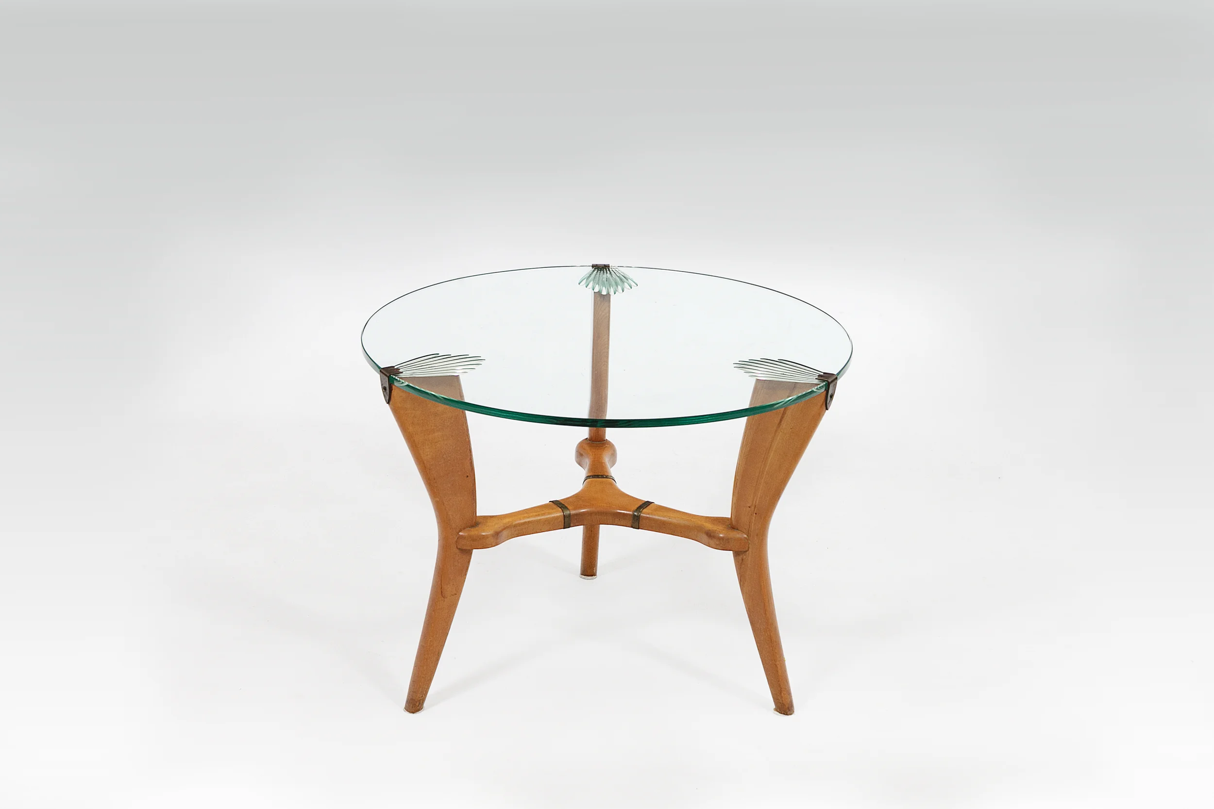 Etched Glass Coffee Table