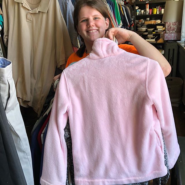 Spent yesterday serving in God’s closet