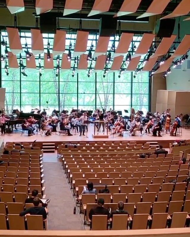 Christopher Rouse&rsquo;s Flute Concerto at MMF! This was such a special piece to rehearse with the orchestra ✨ #mmf2022