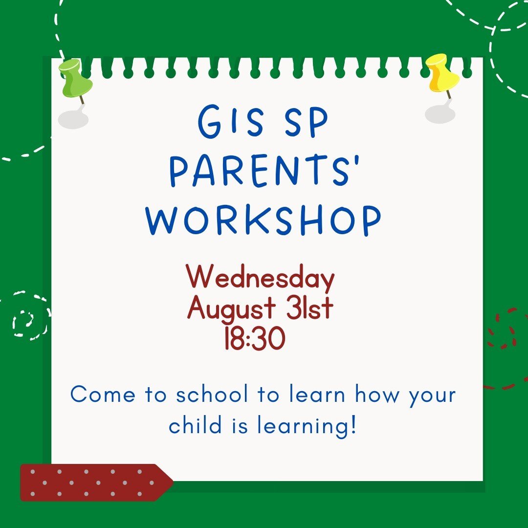 Are you curious to know more about how your child learns at GIS?
🤔
Do you wonder how education nowadays is different from our childhood experiences? Do you want to know how to best support your child's learning?
🤩
If your answers to these questions
