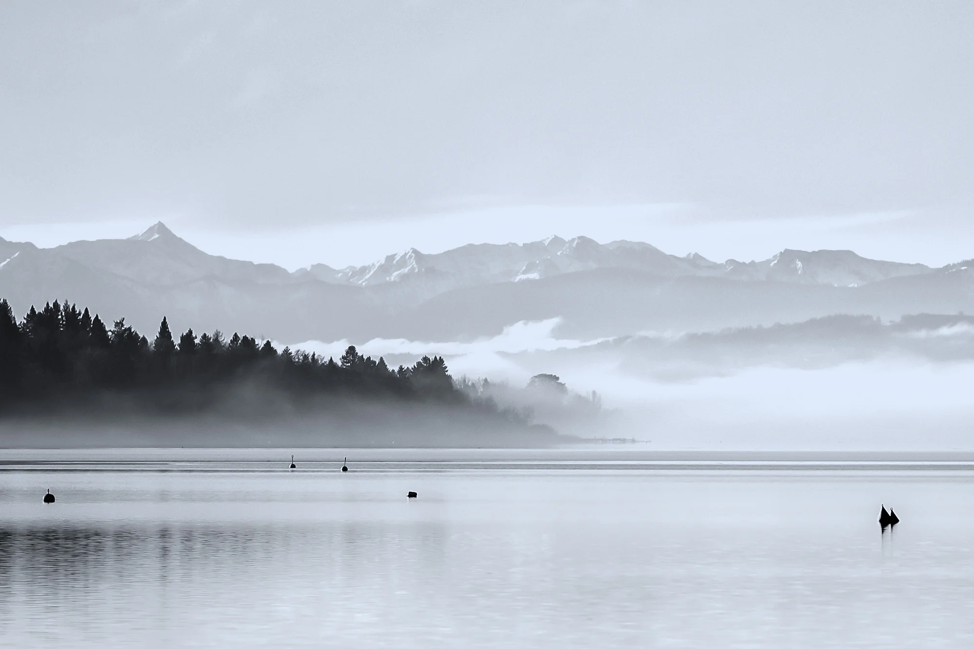 Versunken im Nebel, Herrsching 