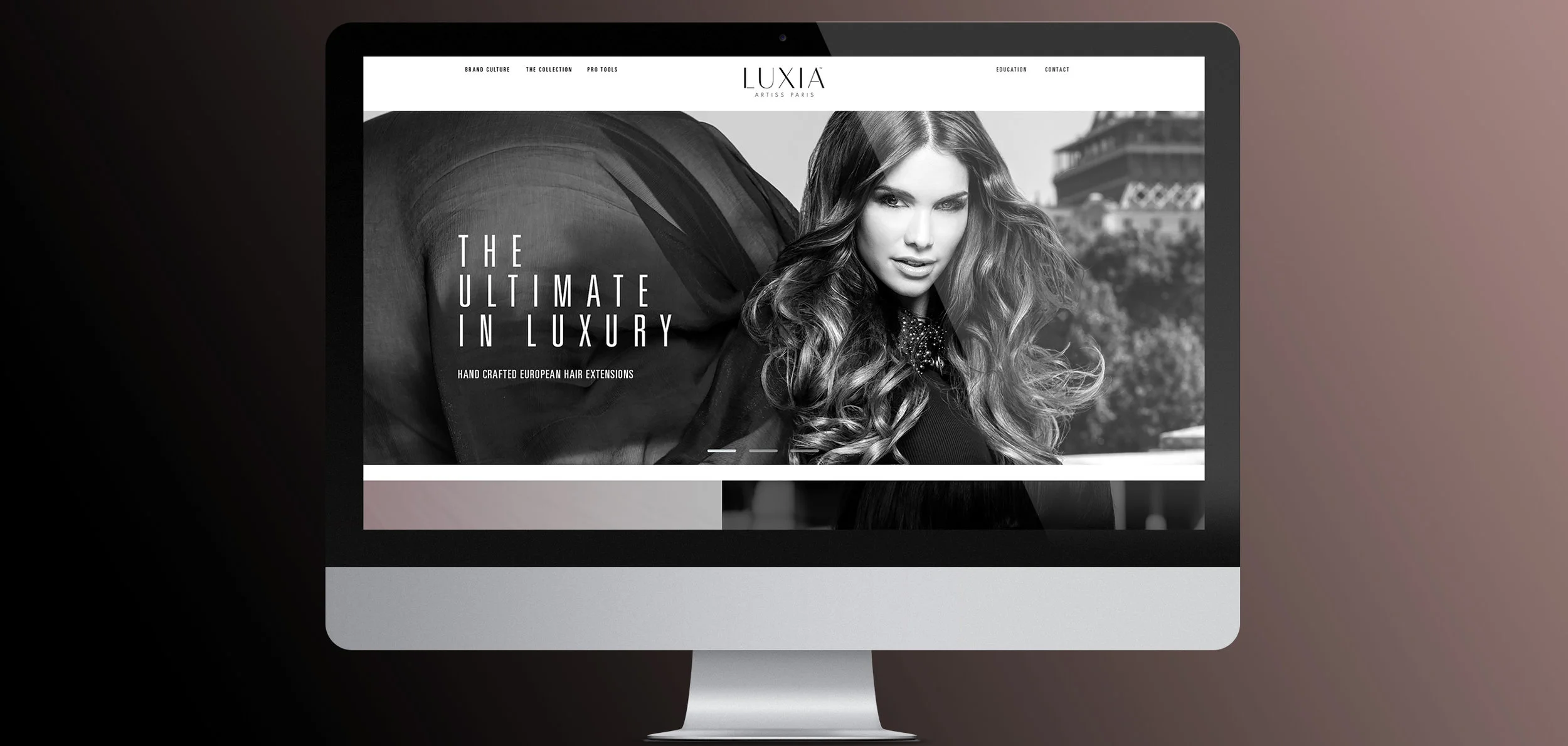 Luxia Artiss Paris has pushed the boundaries to reinvent the way hair extensions are designed, applied, styled and relished. They lead with their 38-point quality control standard that showcases their quality versus quantity attitude. This means their selections are limited so they can maintain the intensive cultivation approach, performed by passionate, highly skilled artisans.