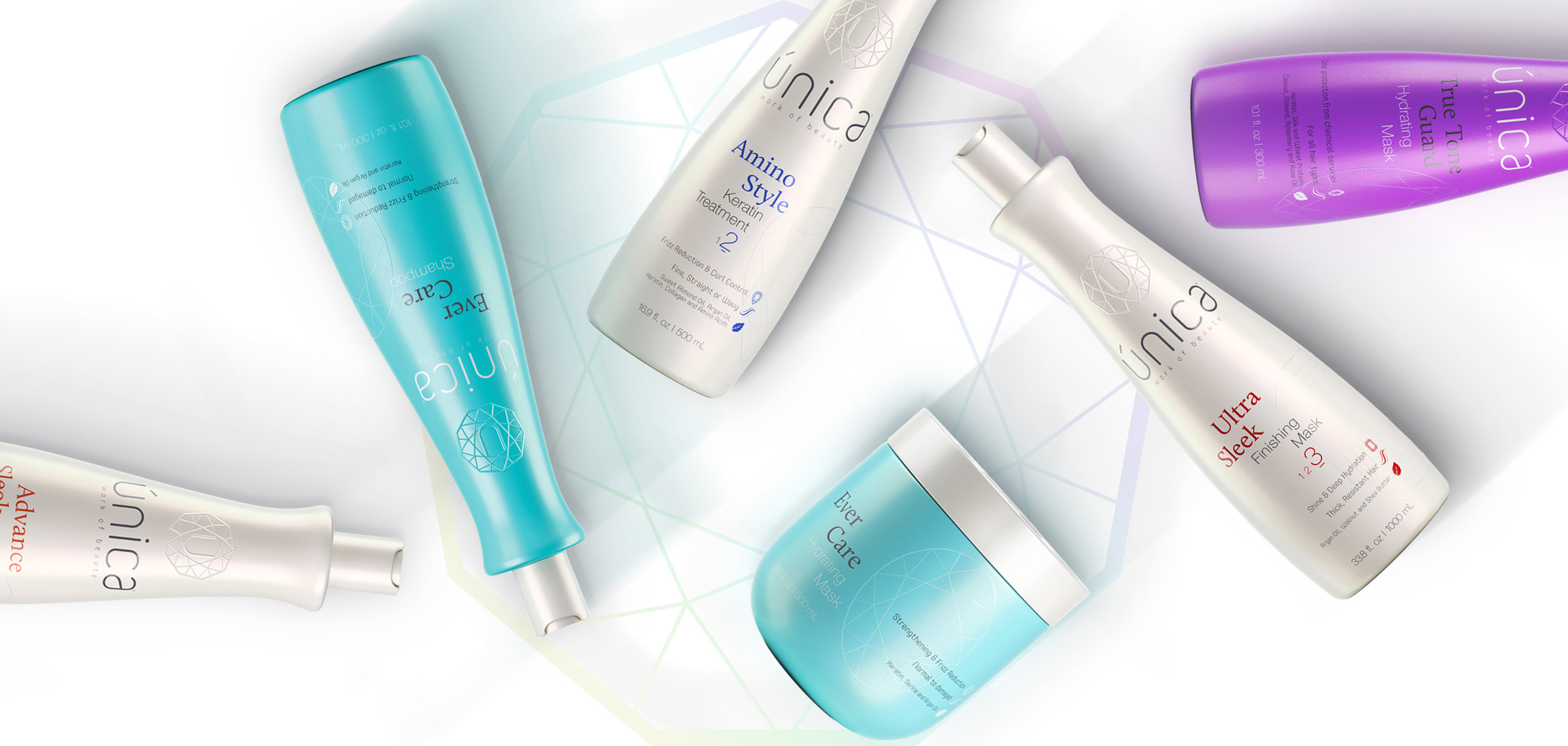 A collection of specialized keratin based in-salon service superstars. Única provides alternatives and solutions for all hair struggles and for all hair types. While brands are moving away from the category, Única is here to stay! They are expanding and cementing their place in the keratin category by providing targeted solutions to the age-old problem of unruly hair.