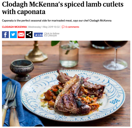 Evening Standard 1st May 2019