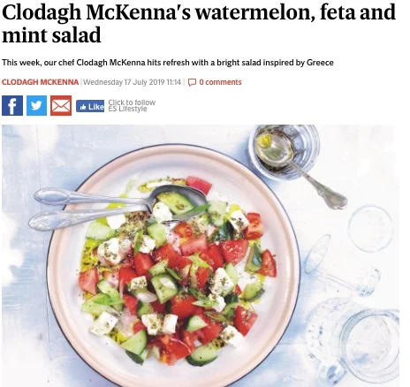 Evening Standard 17th July 2019
