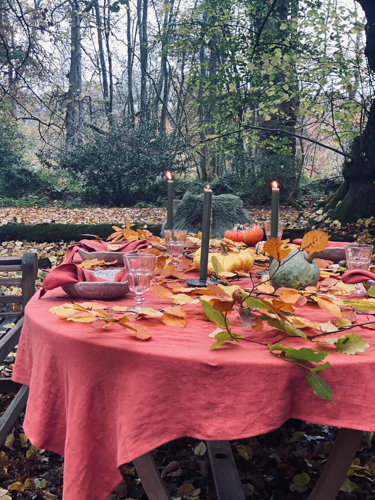 The Woodland Tablescape