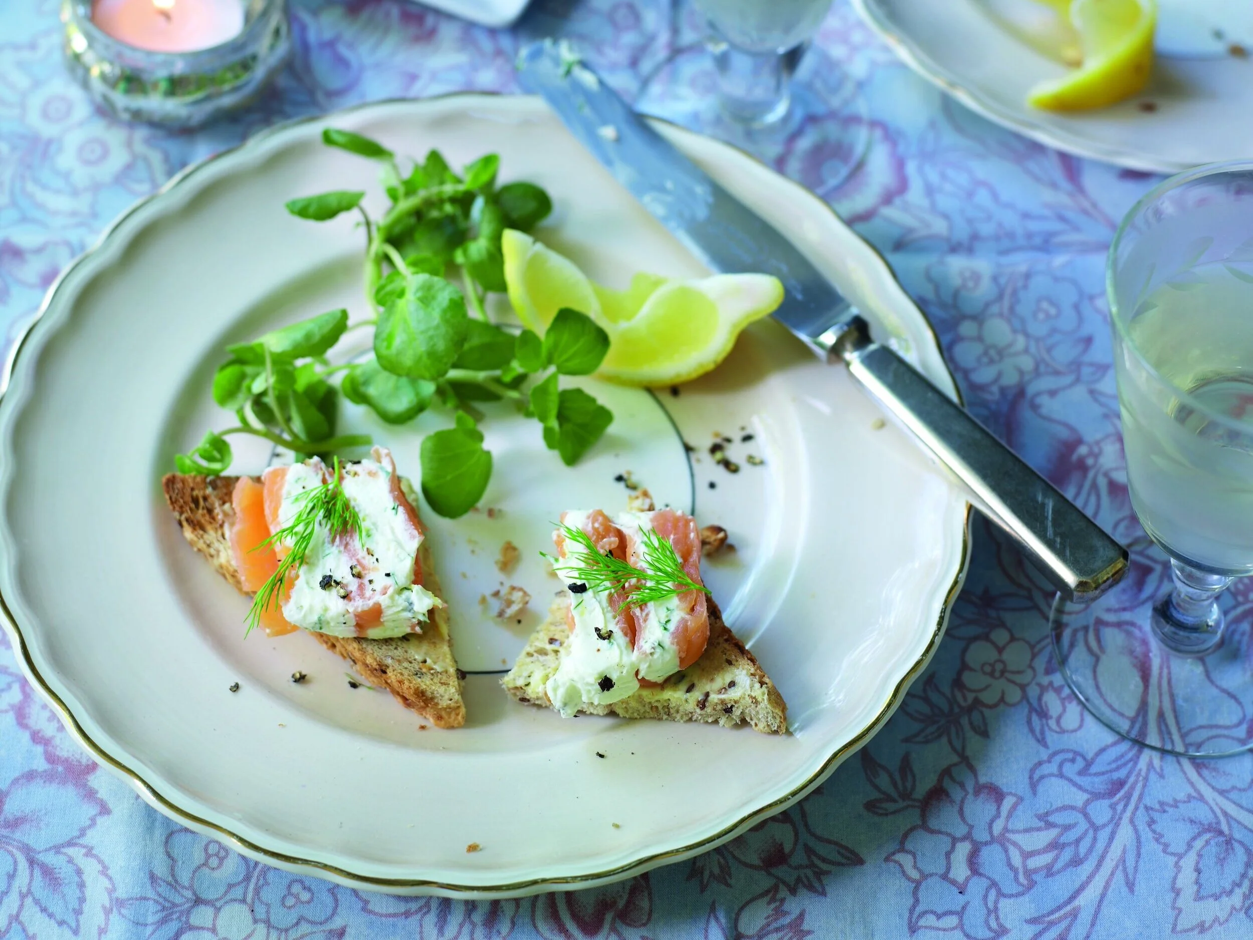 Smoked Salmon Terrine With Dill, Lemon & Capers