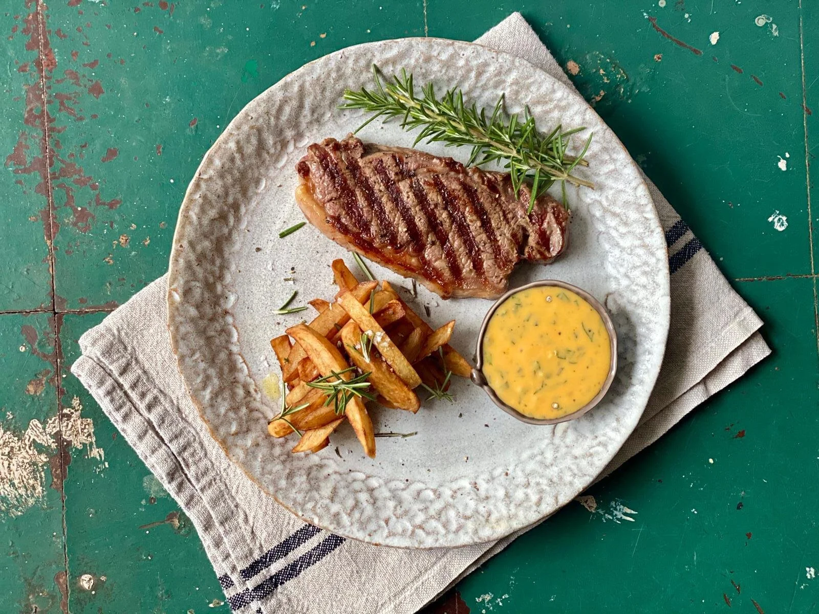 Steak Frites with 10-minute BΓ©arnaise Sauce