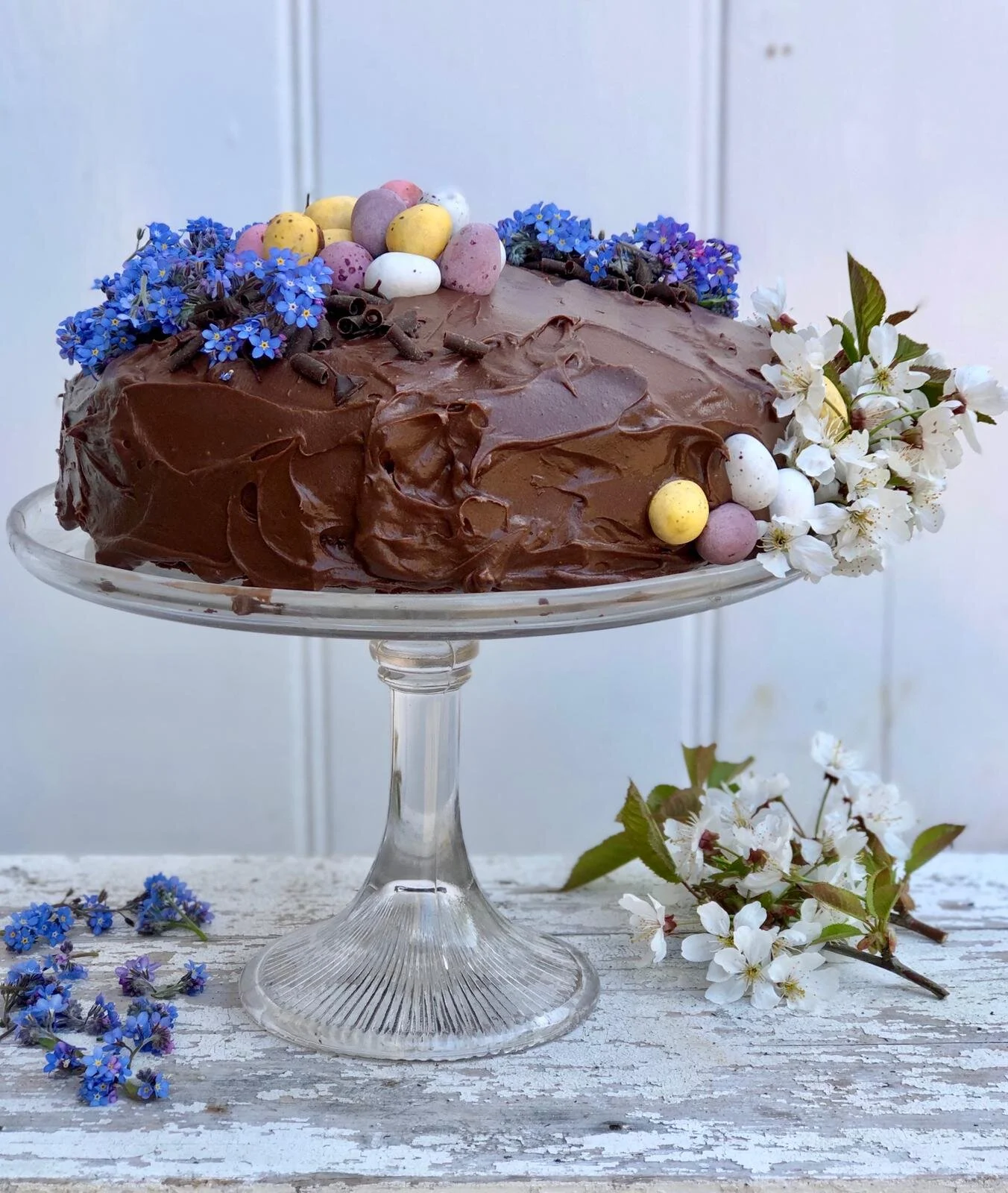 Easter Chocolate Fudge Cake 