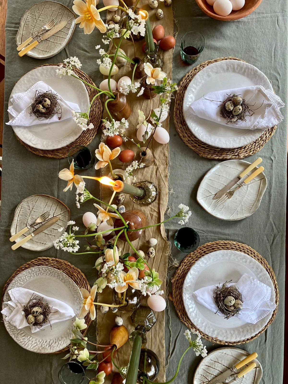 Easter Tablescape