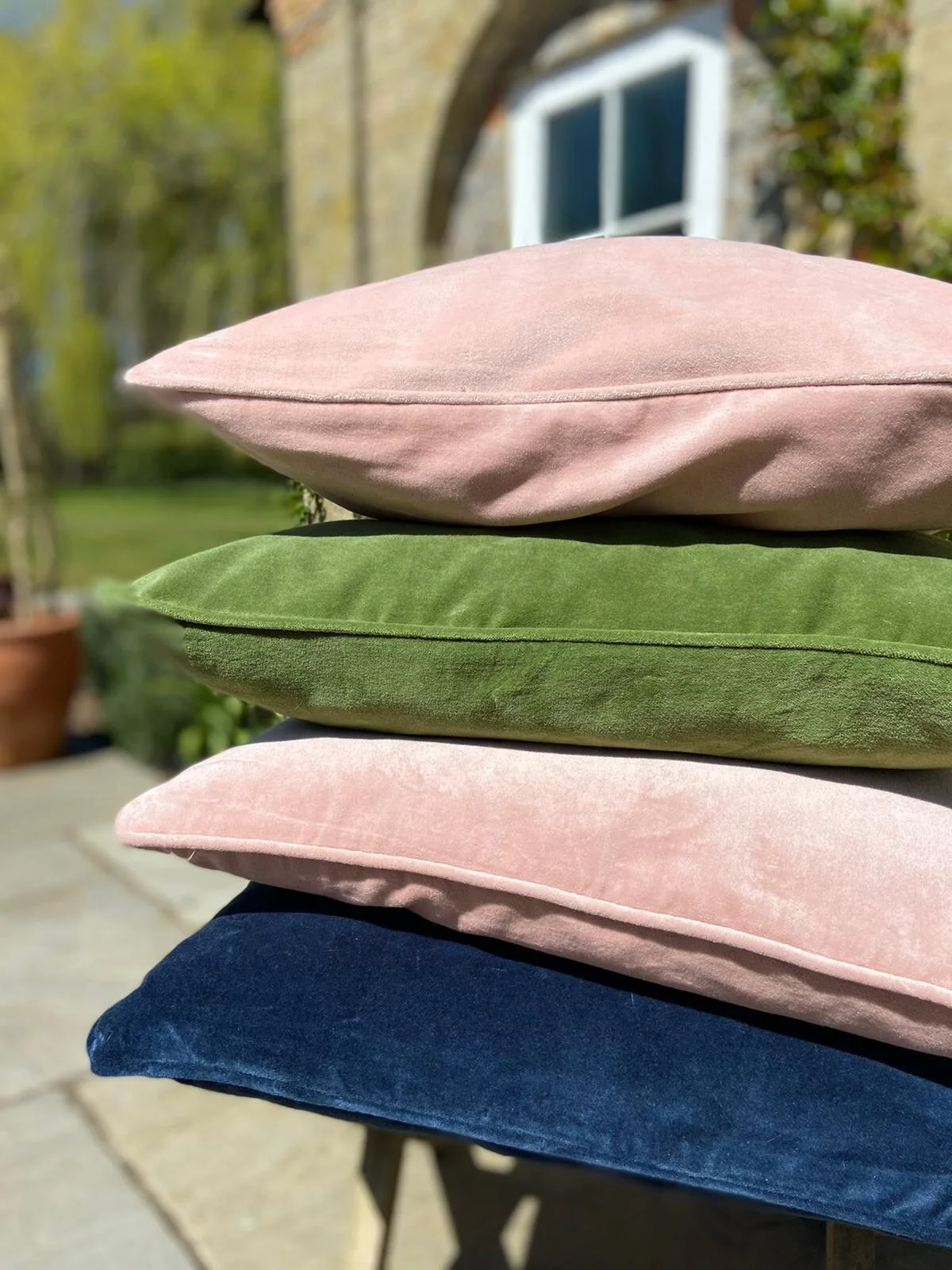 Velvet Navy Cushion Cover — Clodagh McKenna