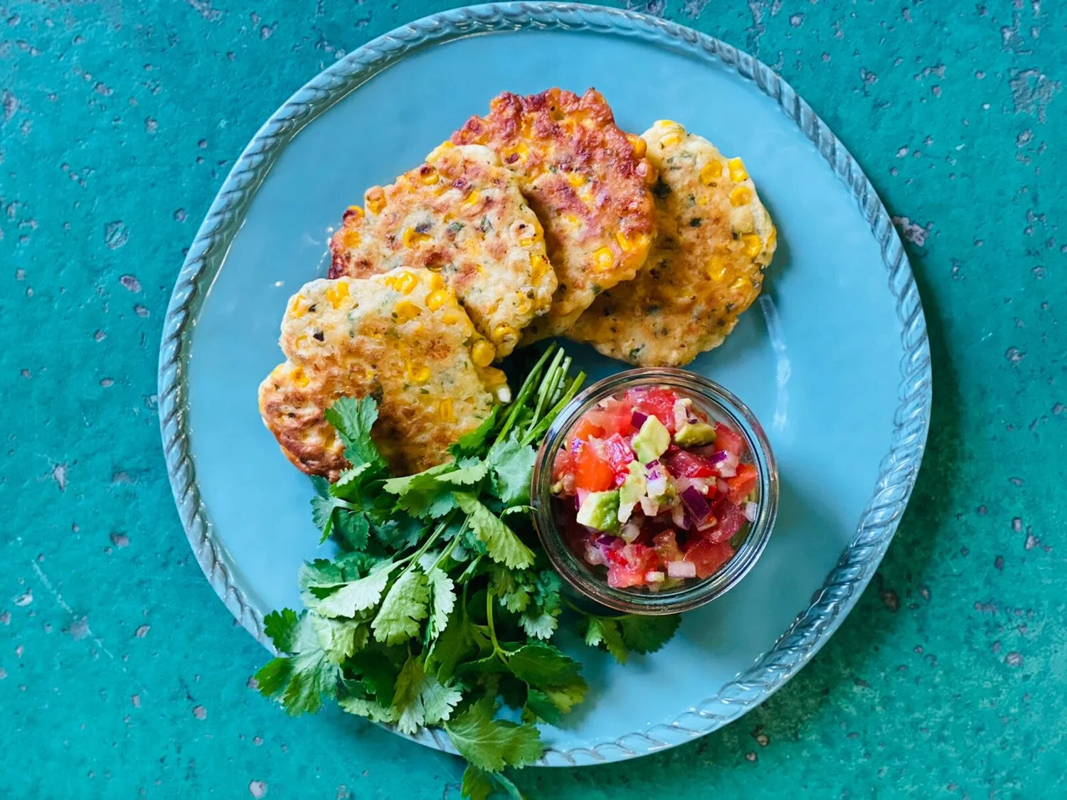 Sweetcorn Fritters With Avocado Salsa — Clodagh McKenna