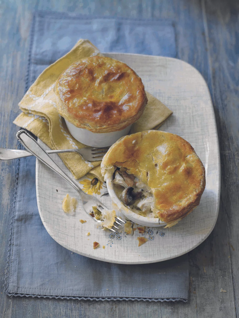 CHICKEN, TARRAGON AND MUSHROOM PIE — Clodagh McKenna