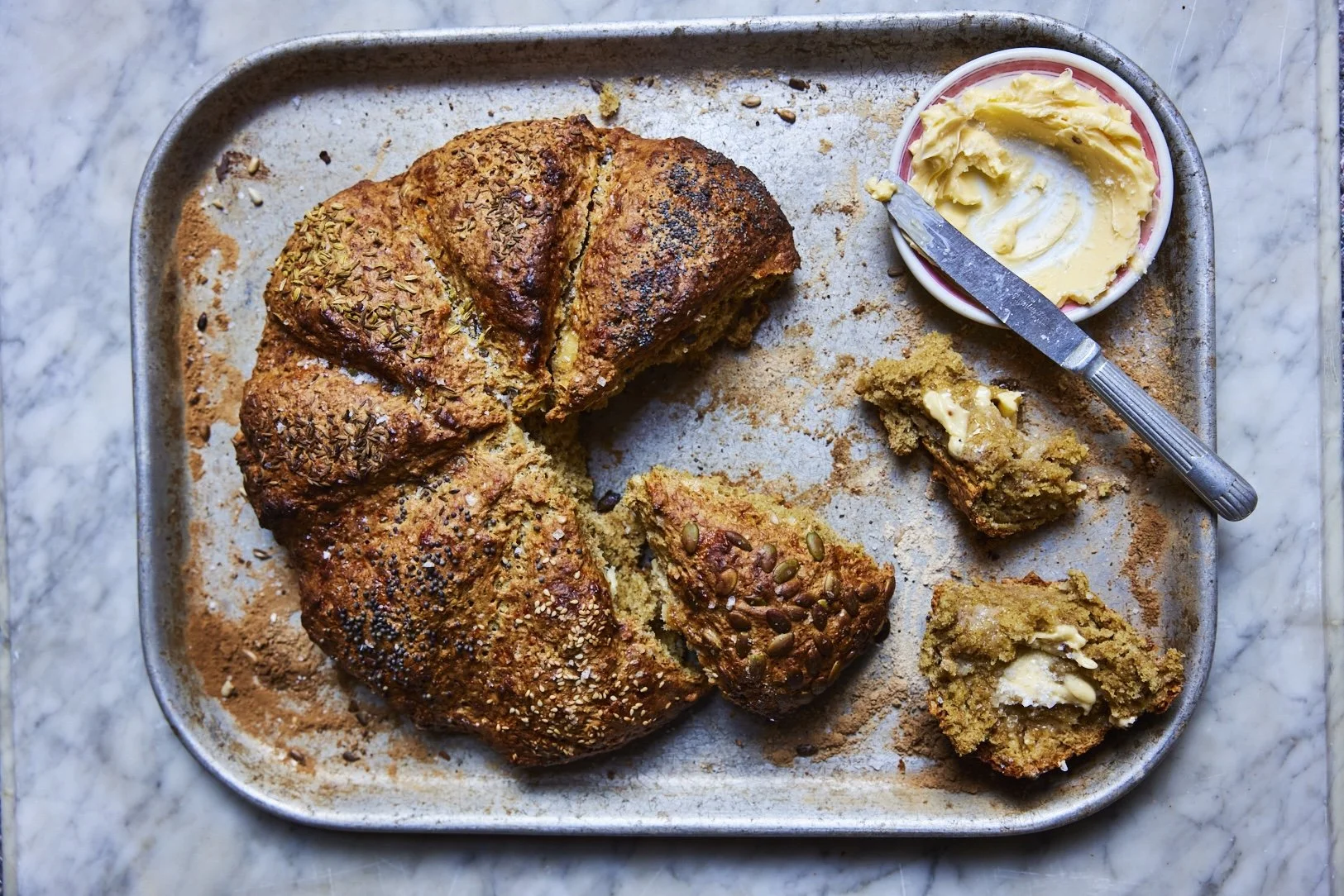 Seeded Cheddar Sunflower Bread