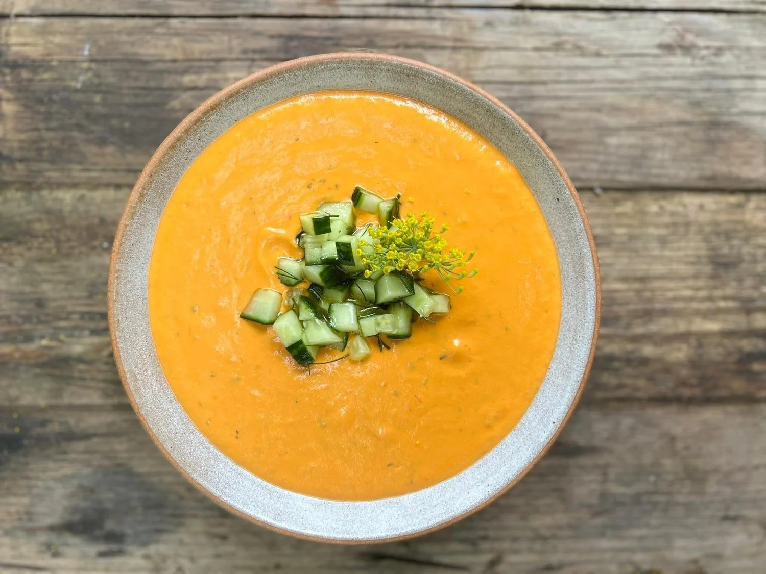 Gazpacho With Cucumber & Dill Salsa — Clodagh McKenna
