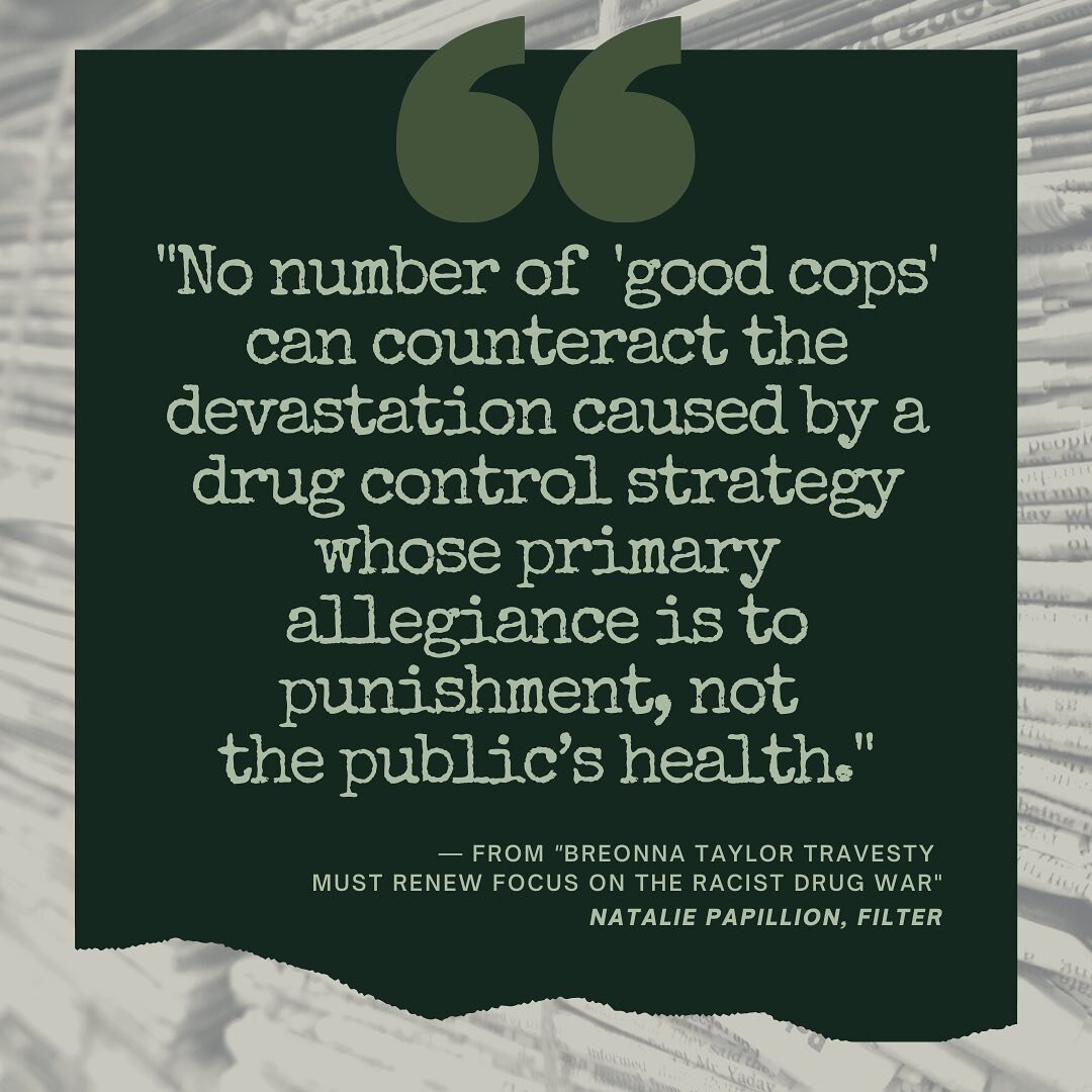 &quot;... The circumstances surrounding Taylor&rsquo;s murder dispel the myth of &lsquo;a few bad apples&rsquo;. But it&rsquo;s also critical we acknowledge culpability extends far past the spoiled bunch.&nbsp;Law enforcement&rsquo;s institutional ro