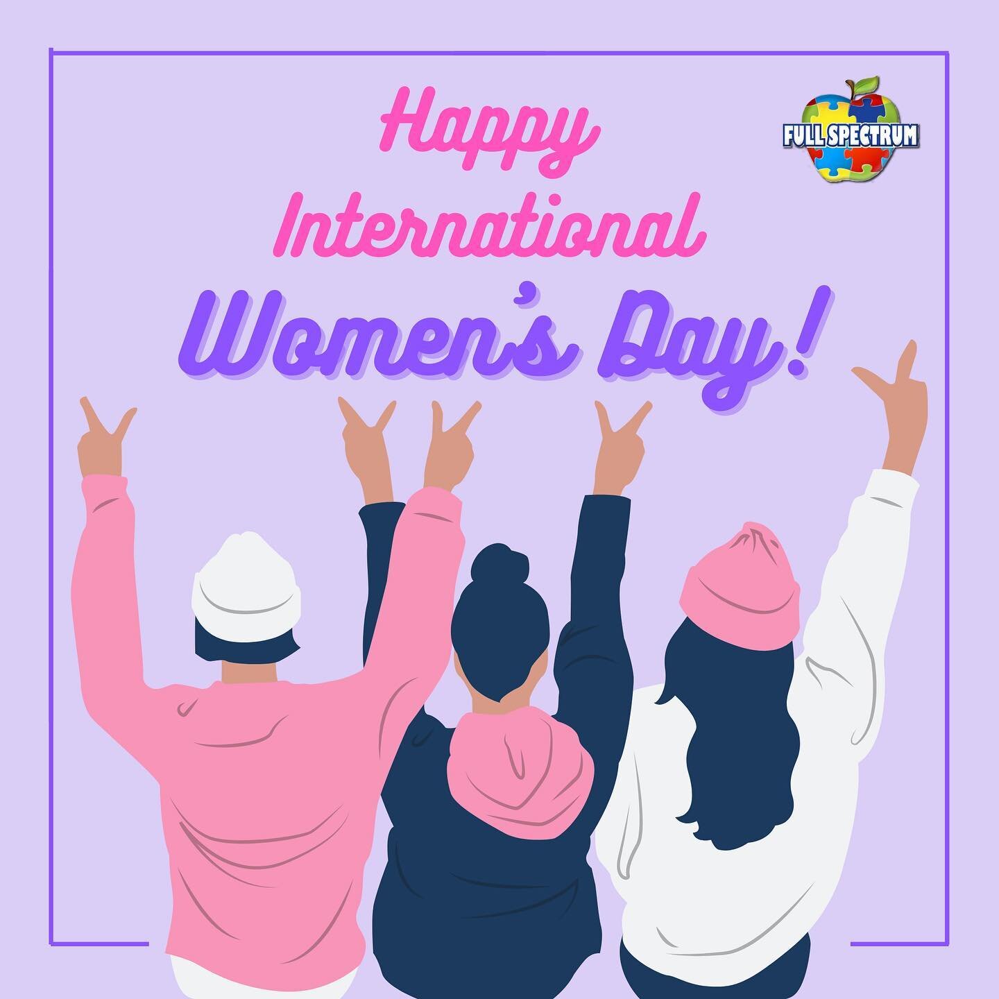 Happy International Women&rsquo;s day from Full Spectrum, owned and operated by women. 

#empowher 

#fullspectrummiami 
#miamiaba 
#tutoring 
#teaching 
#abatherapy 
#appliedbehavioranalysis 
#acttherapy 
#bcba