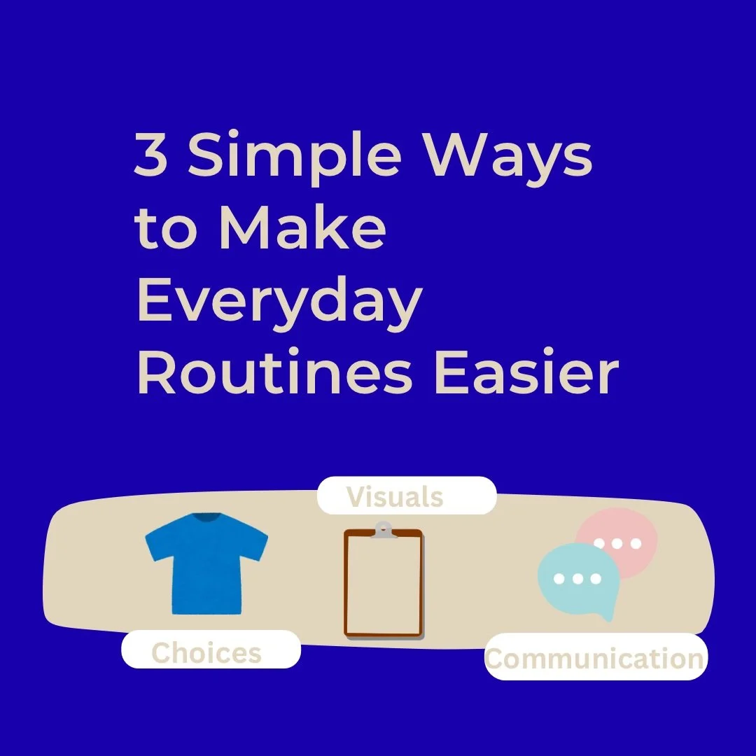 Small changes can make everyday routines a little easier 💙
ABA isn&rsquo;t just about changing behavior&mdash;it&rsquo;s about teaching skills that support communication, independence, and success in everyday life.
✨ Giving choices
👀 Using visuals
