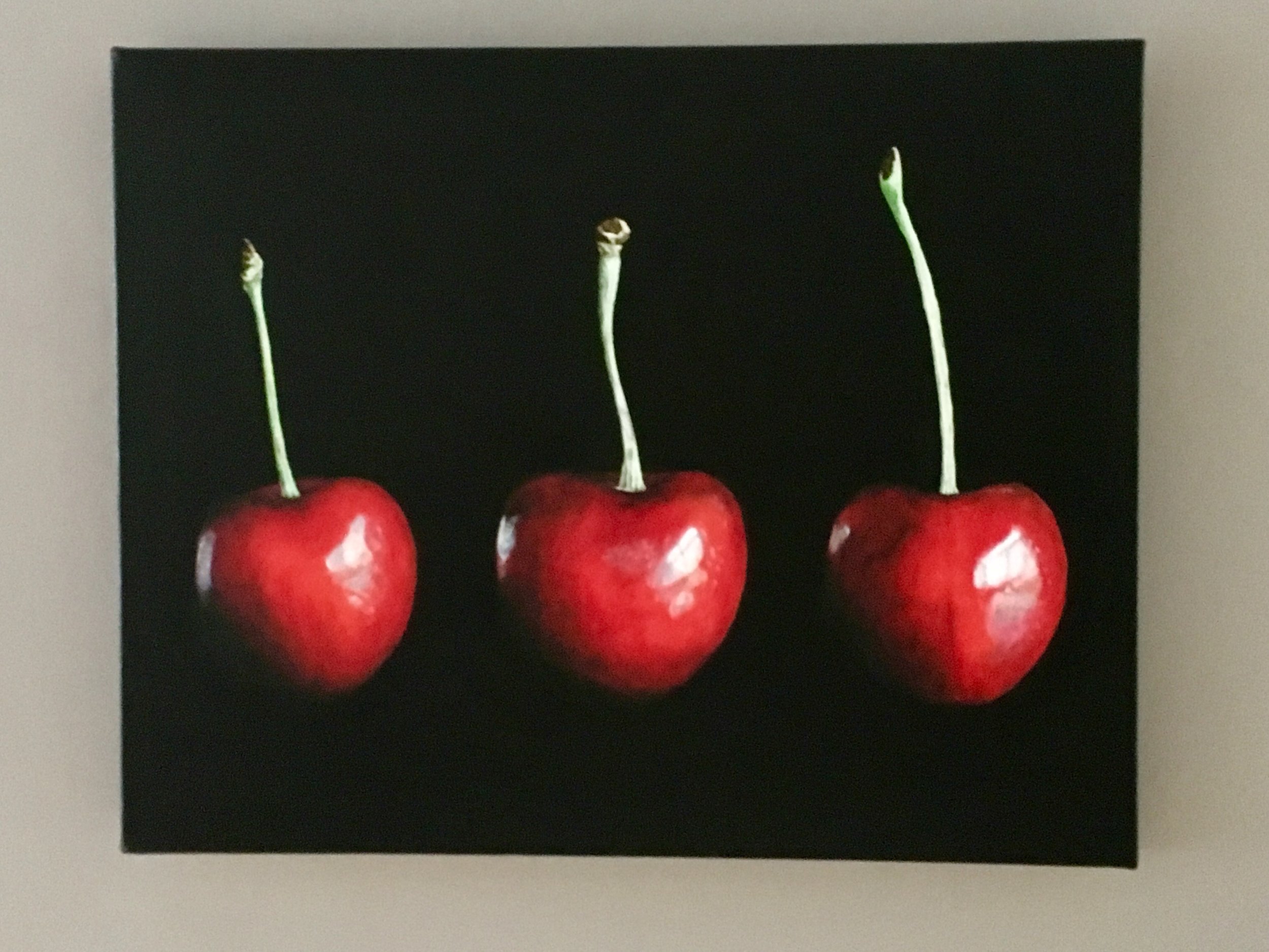 Three Cherries (Black)