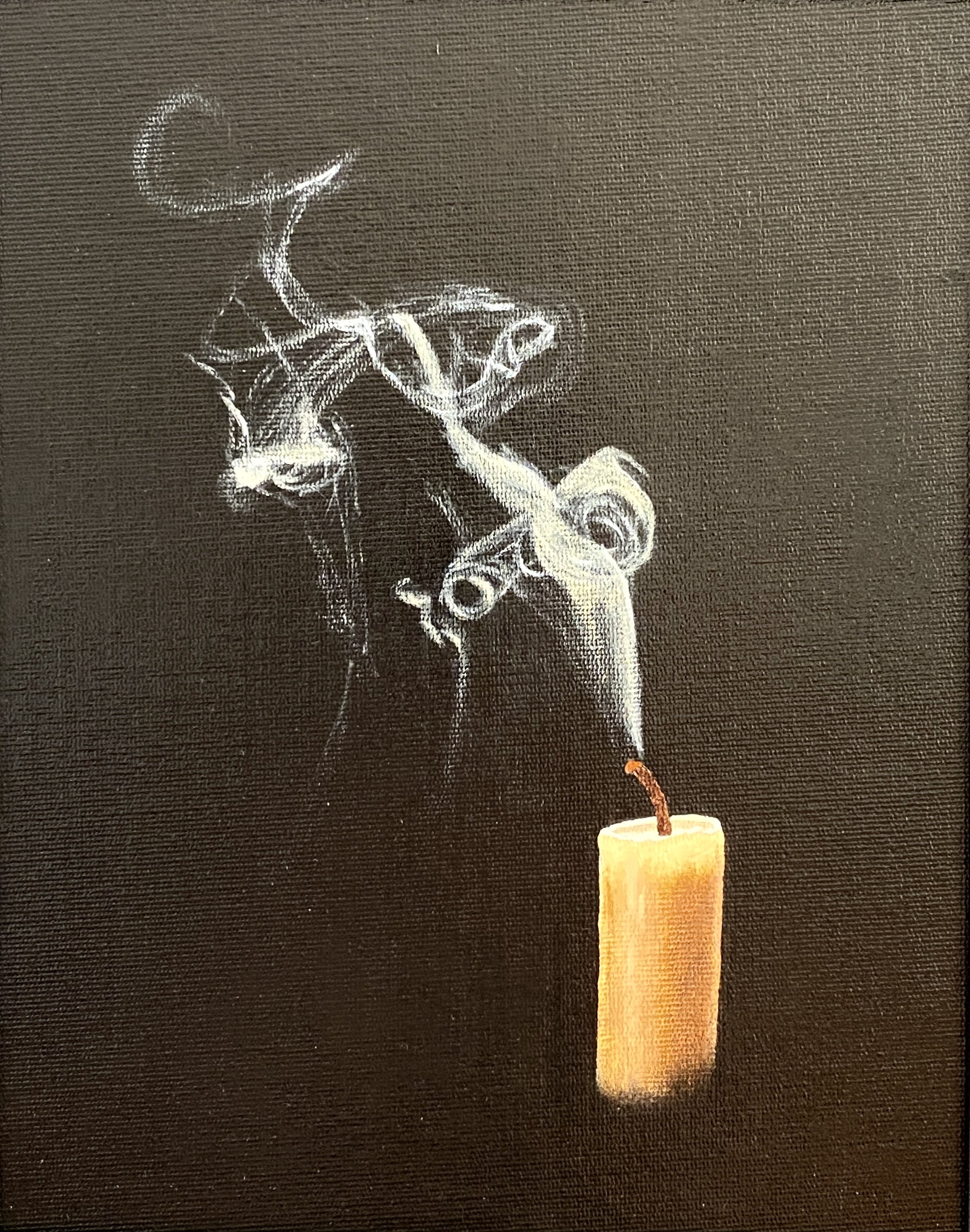 'Yellow Candlesmoke' Card