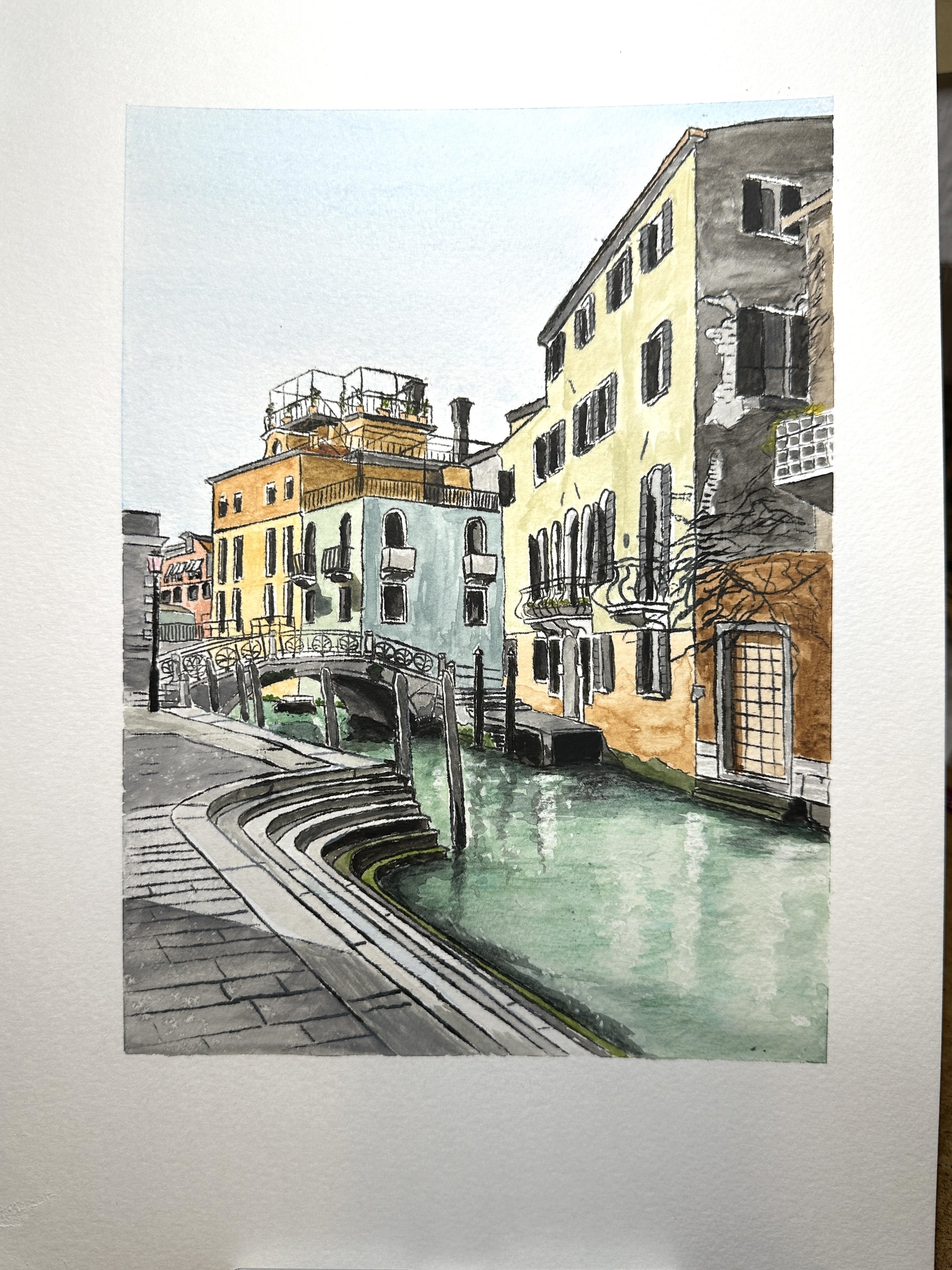 'Ca Maria Adele, Venice' A4 giclee print