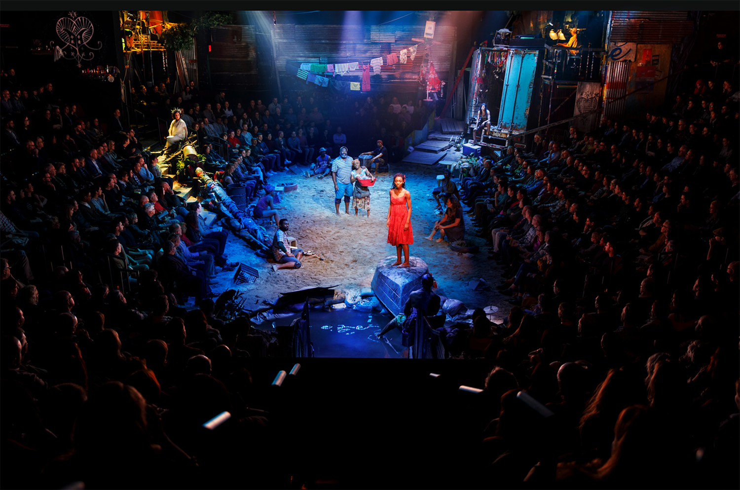 once on this island | set design