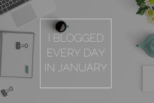 I Blogged Every Day in January. Here's How It Went