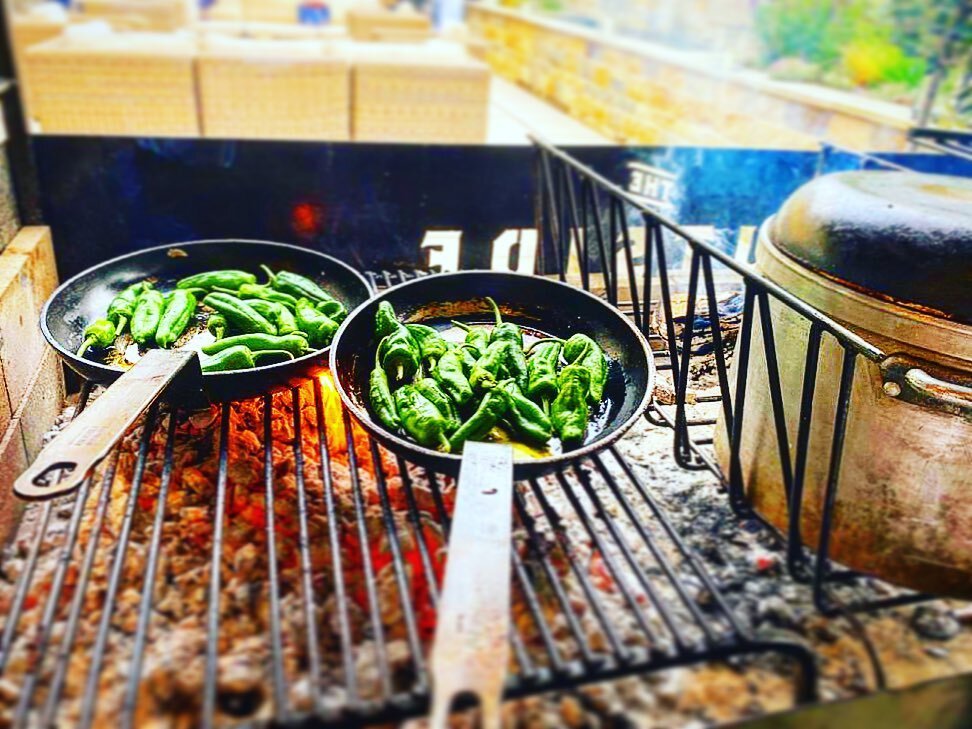 Padron peppers are a great starter #padron peppers #wedding food