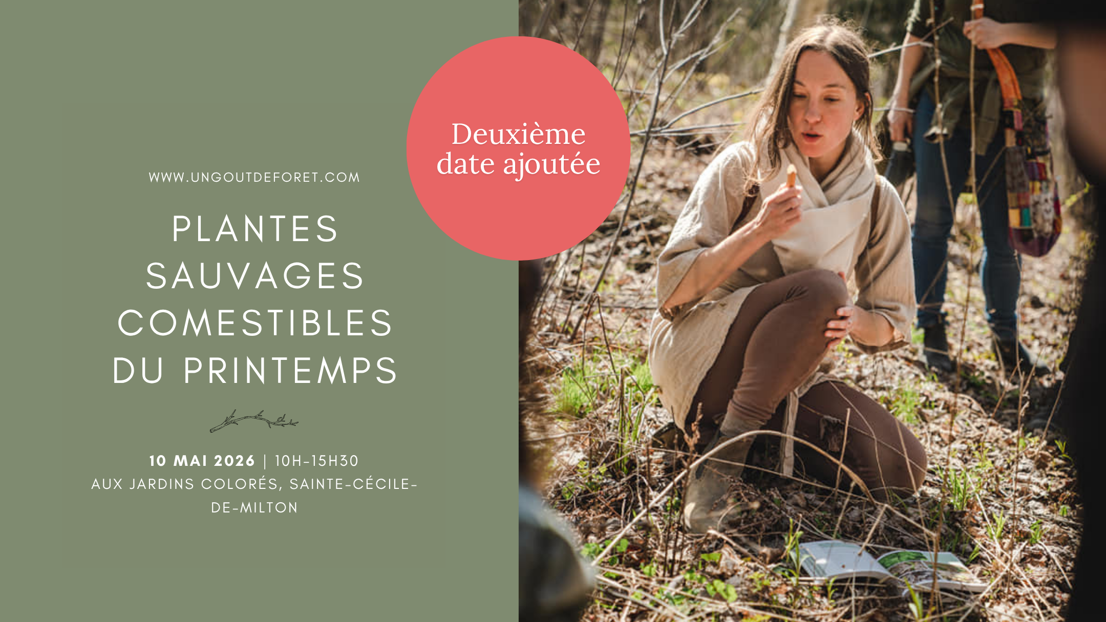 Plantes du printemps – 10 mai 2026 – 10h à 15h30 - Sainte-Cécile-de-Milton (2e date)