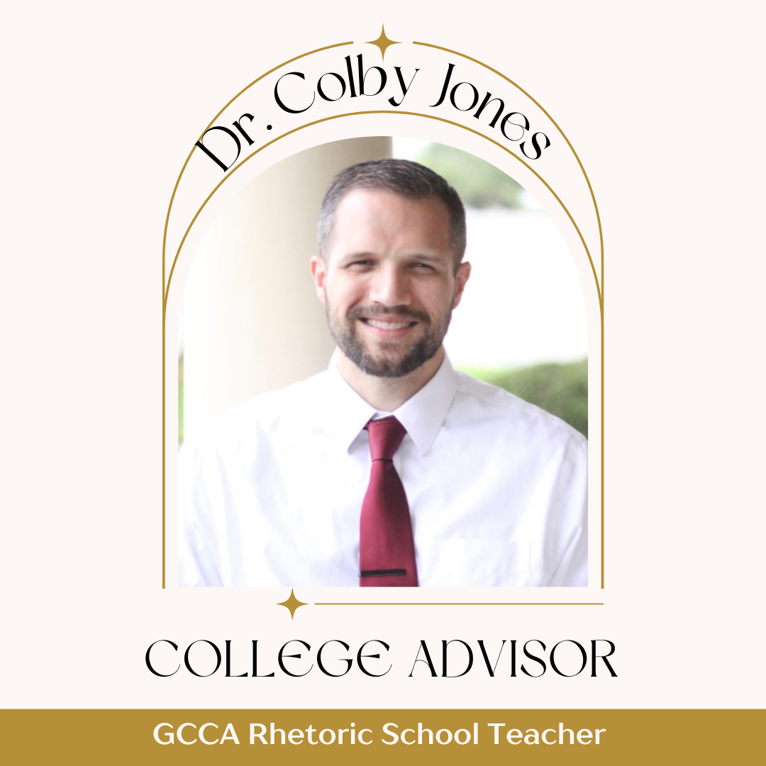 Announcing Dr. Colby Jones as GCCA College Advisor
