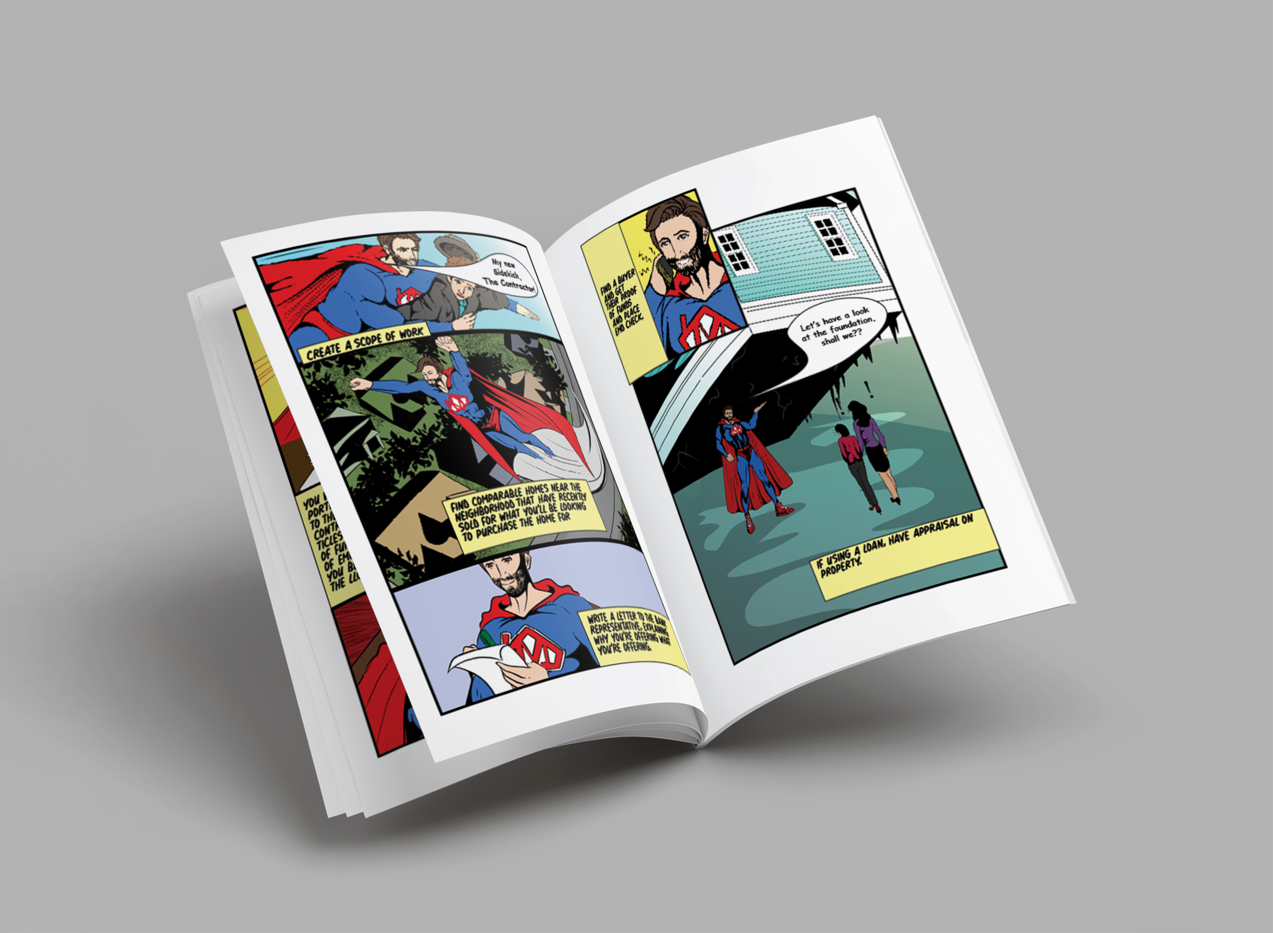We worked closely with Phil, the company's founder, and made drawings