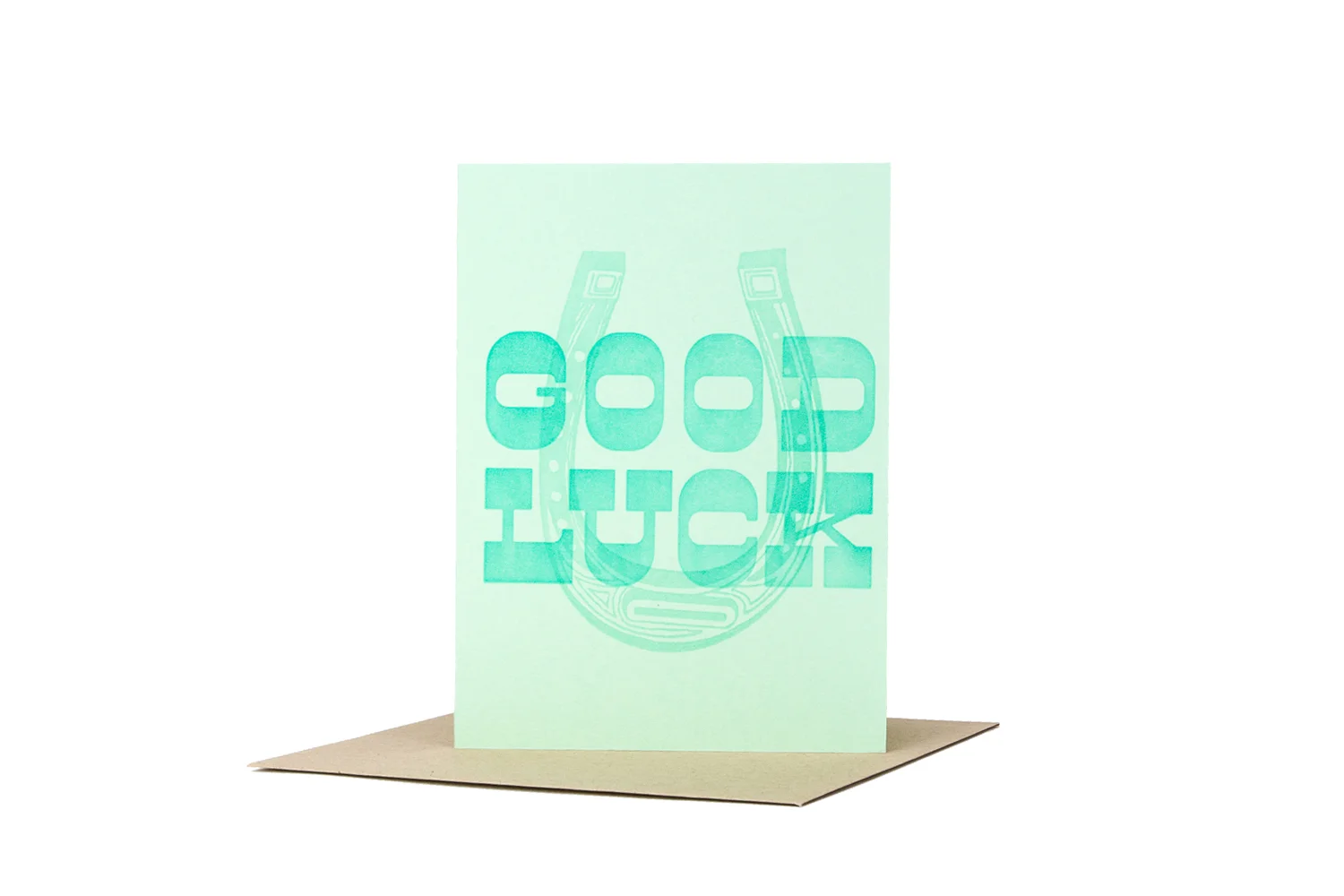 letterpress printed greeting card graduation moving going away new job card