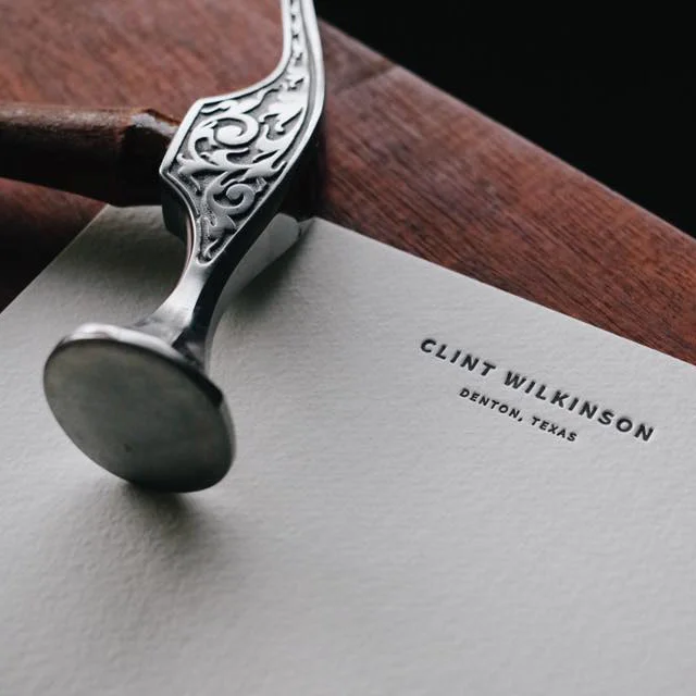 Clink Wilkinson certificate of authenticity