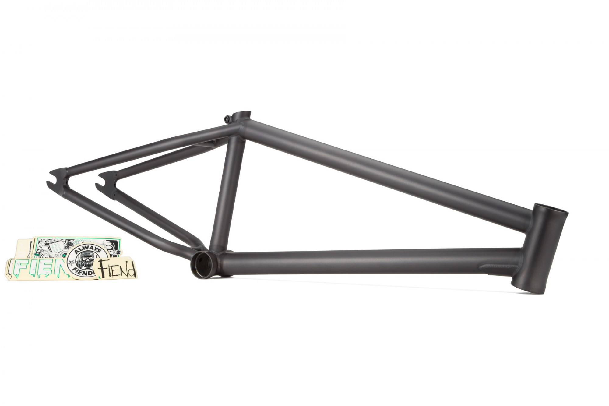 Fiend Reynolds Brakeless Frame V2 Flat Trans Black