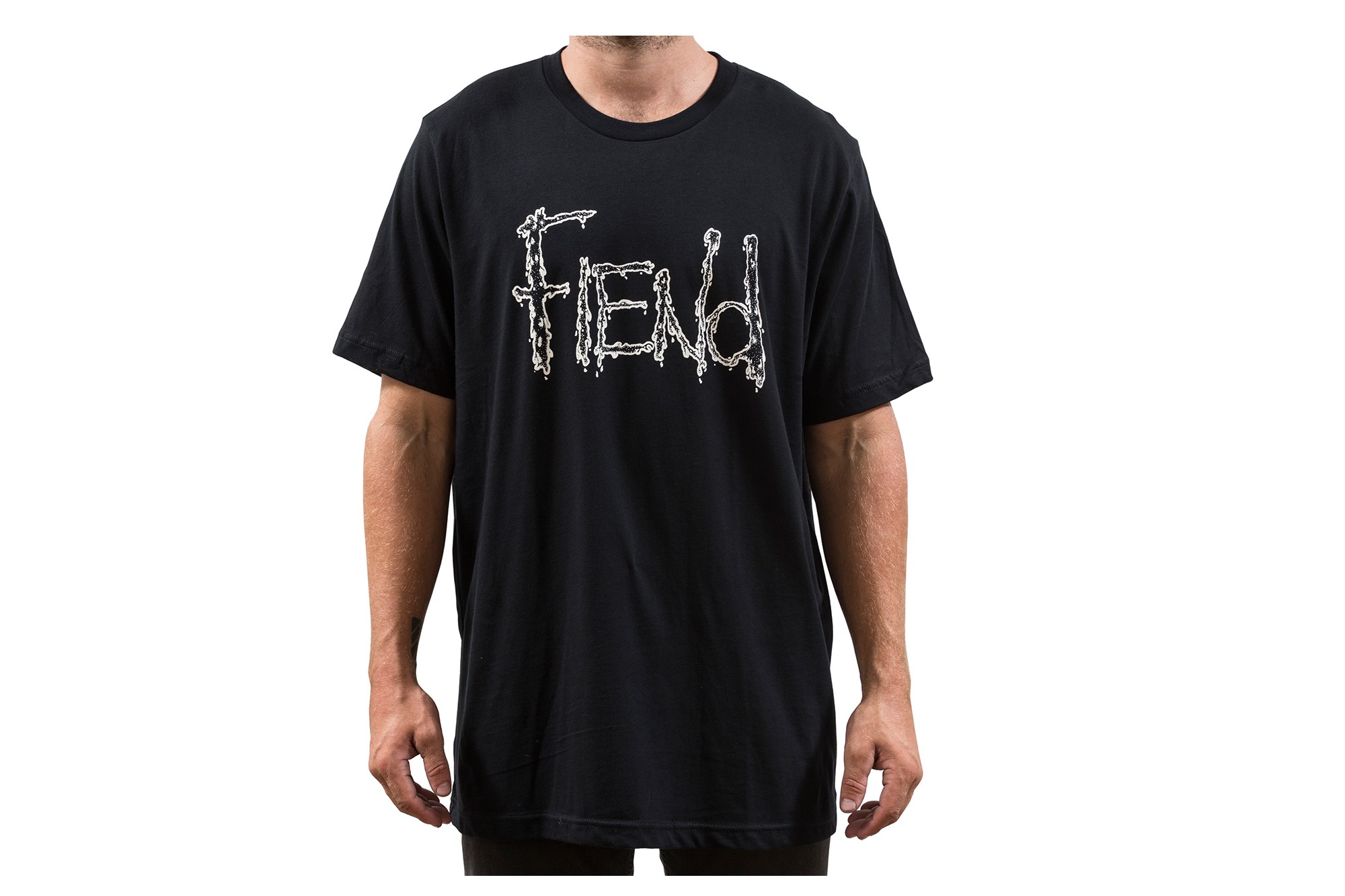 Fiend Drip Logo T Shirt Black