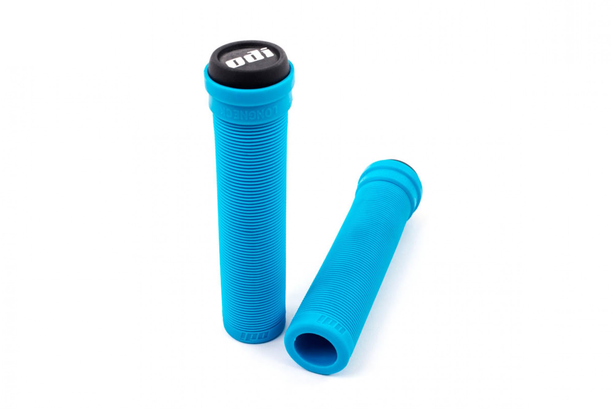 ODI Longneck Soft Flangeless Grips Aqua